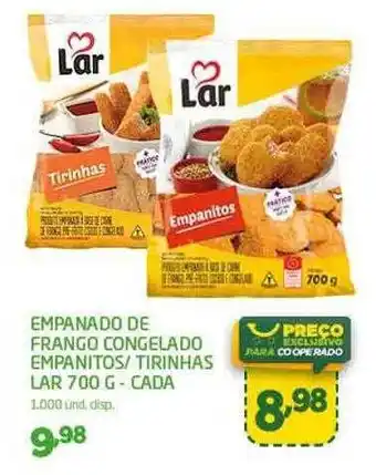 Cooper Empanado De Frango Congelado Empanitos Tirinhas Lar oferta
