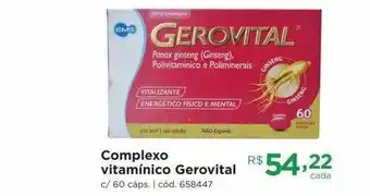 Complexo Vitamínico Gerovital