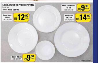 Linha Avulsa De Pratos Everyday Luminarc