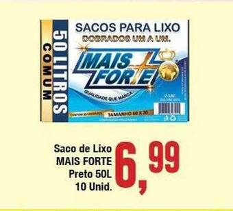 Rede Economia Saco De Lixo Mais Forte Preto oferta