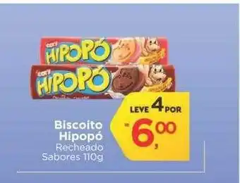 Supermercado Lavapés Biscoito Hipopó Recheado Sabores oferta