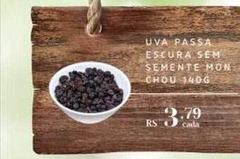 Empório Bahamas Uva Passa Escura Sem Semente Mon Chou oferta