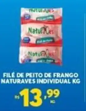 Atacadão Centro Sul File de Peito de Frango Naturaves Individual 1kg oferta