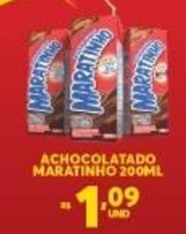 Atacadão Centro Sul Achocolatado Marantinho 200ml oferta