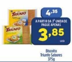 Arena Atacado Biscoito Triunfo Sabores 375g oferta