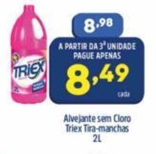 Arena Atacado Alvejante sem Cloro Triex Tira-Manchas 2L oferta