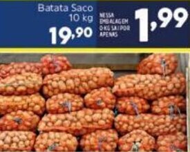 Arena Atacado Batata Saco 10kg oferta