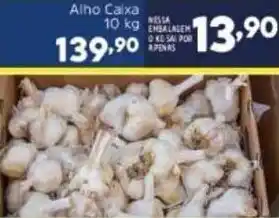 Alho caixa 10kg