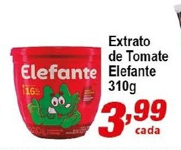 Ricoy Supermercados Extrato de Tomate Elefante 310g oferta