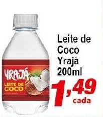 Ricoy Supermercados Leite de Coco Yraja 200ml oferta