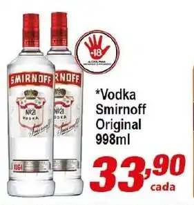 Ricoy Supermercados Vodka Smirnoff Original 998ml oferta