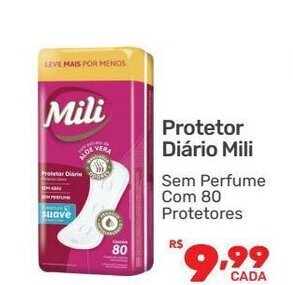 Supermercados Condor Protetor Diario Mili oferta