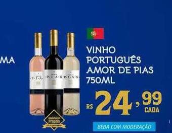 Bahamas Supermercados Vinho Português Amor De Pias oferta