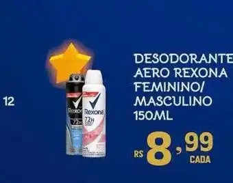 Bahamas Supermercados Desodorante Aero Rexona Feminino Masculino oferta