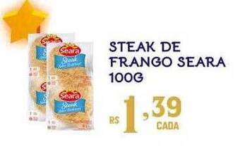 Bahamas Supermercados Steak De Frango Seara oferta