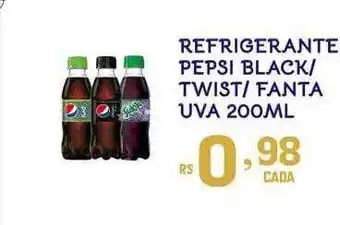 Bahamas Supermercados Refrigerante Pepsi Black Twist Fanta Uva oferta