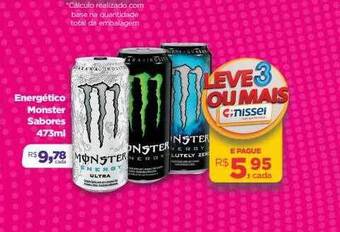 Farmácias Nissei Energético Monster Sabores oferta