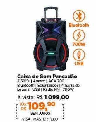 Caixa De Som Pancadão