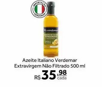 Verdemar Supermercado Azeite Italiano Verdemar Extravirgem Não Filtrado oferta