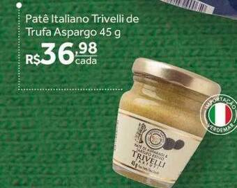 Verdemar Supermercado Patê Italiano Trivelli De Trufa Aspargo oferta