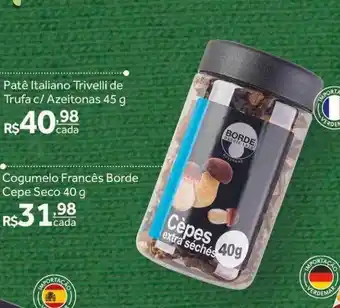 Verdemar Supermercado Patê Italiano Trivelli De Trufa C Azeitonas Cogumelo Francês Borde Cepe Seco oferta