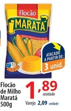 Akki Atacadista Flocao de Milho Marata 500g oferta