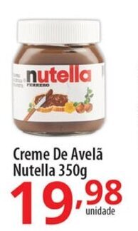 Akki Atacadista Creme de Avela Nutella 350g oferta
