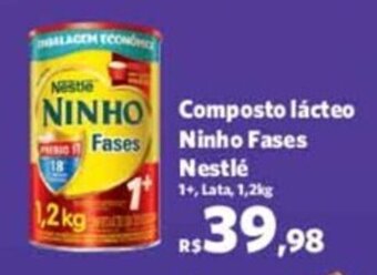 Sam's Club Composto Lacteo Ninho Fases Nestle 1.2kg oferta