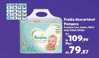 Sam's Club Fralda Descartavel Pampers oferta