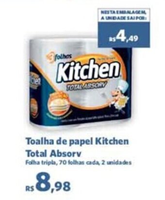 Sam's Club Toalha de Papel Kitchen Total Absorv oferta