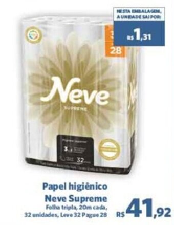Sam's Club Papel Higiénico Neve Supreme oferta