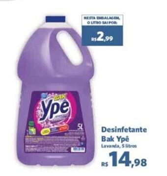 Sam's Club Desinfetante Bak Ype 5L oferta