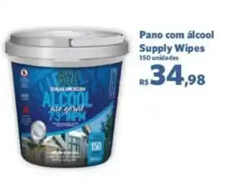 Sam's Club Pano com alcool Supply Wipes 150 unidades oferta