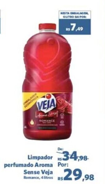 Sam's Club Limpador perfumado Aroma Sense Veja 4L oferta