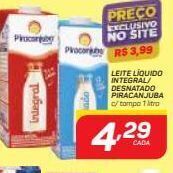 GBarbosa Leite líquido piracanjuba 1l oferta