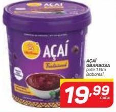 GBarbosa Açaí gbarbosa 1 litro oferta