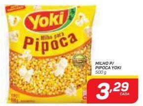 GBarbosa Milho p/ pipoca yoki 500g oferta