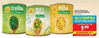 GBarbosa Milho / ervilha / dueto gbarbosa oferta