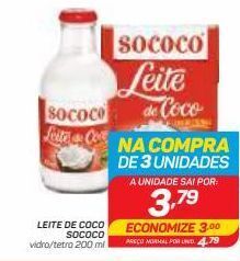 GBarbosa Leite de coco sococo 200ml oferta