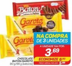 Chocolate baton/garoto