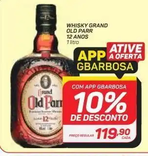 GBarbosa Whisky grand old parr 12 anos 1 litro oferta