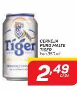 GBarbosa Cerveja puro malte tiger lata 350 ml oferta
