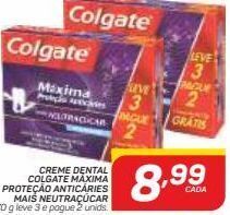 GBarbosa Creme dental colgate máxima proteção anticáries mais neutraçúcar oferta