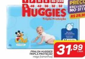 GBarbosa Fralda huggies tripla proteção oferta