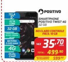 GBarbosa Smartphone positivo twist 4g 32 gb oferta