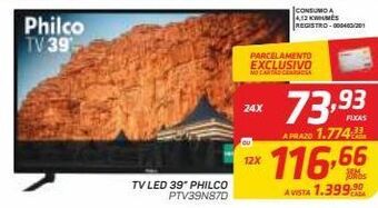 GBarbosa Tv led 39” philco oferta