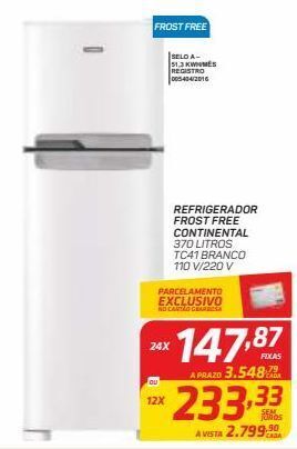 GBarbosa Refrigerador frost free continental oferta