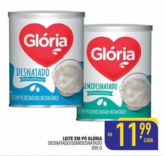Mercantil Rodrigues Leite em pó glória 300g oferta