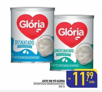 Mercantil Rodrigues Leite em pó glória 300g oferta