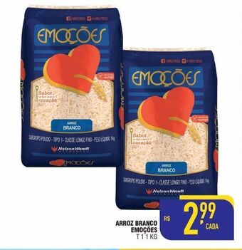 Mercantil Rodrigues Arroz branco emoções kg oferta